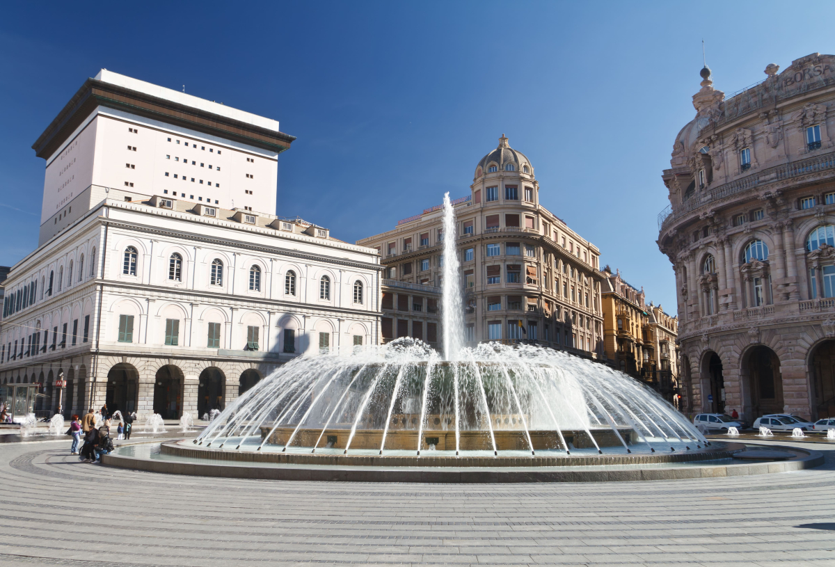 piazza de ferrari - la fontana