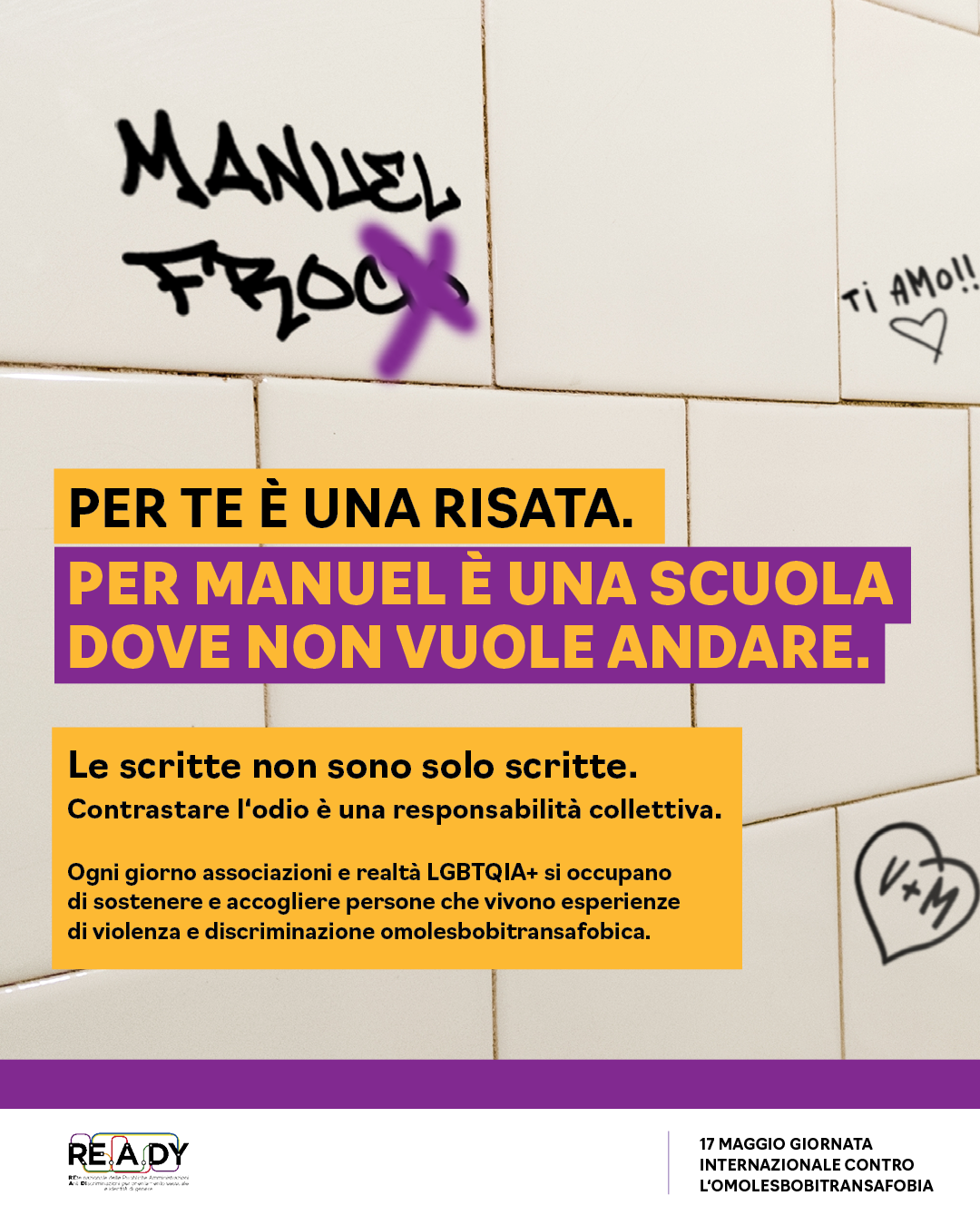 Campagna contro omolesbobitransfobia