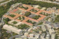Foto aerea del complesso