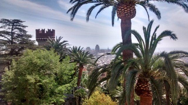 panorama di Genova dalla terrazza di Castello D'Albertis