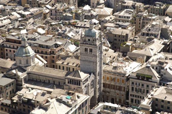 la Cattedrale di San Lorenzo vista dall'alto