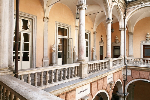 palazzo Tursi loggiato piano nobile