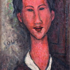 Ritratto di Chaim Soutine, 1917 Olio su tela, 55,5 x 35 cm Collezione privata