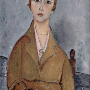 La giovane Lolotte, 1918 Olio su tela, 90 x 58 cm Europa, collezione privata