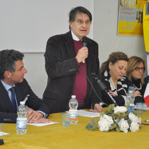 assessore Boero durante presentazione progetto, con Sindaco di Rapallo