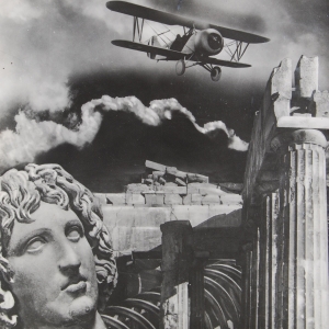 Janusz Maria Brzeski, Due civilizzazioni, 1933, fotomontaggio, vintage, cm_28,5x