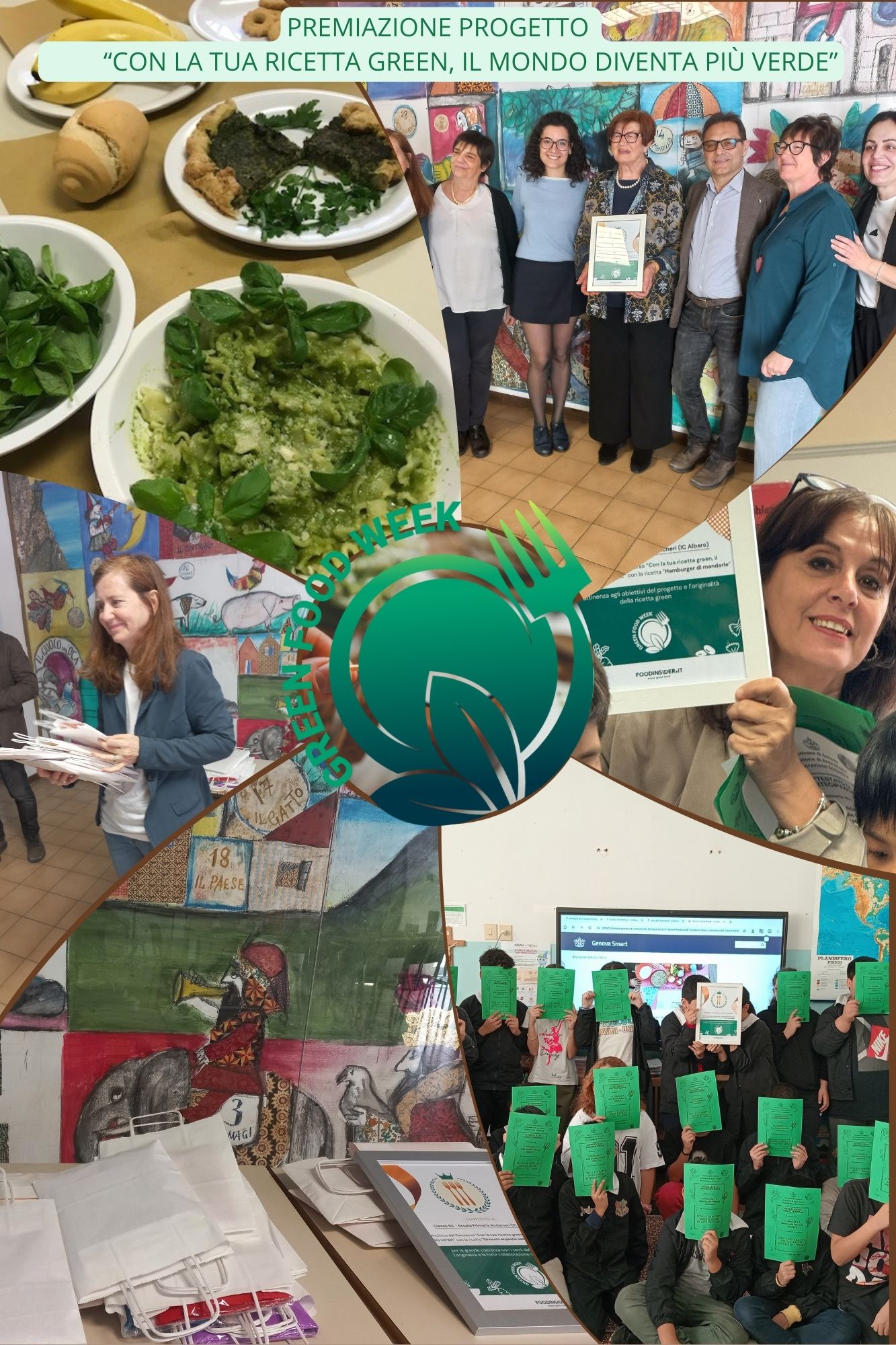 collage foto del giorno della premiazione