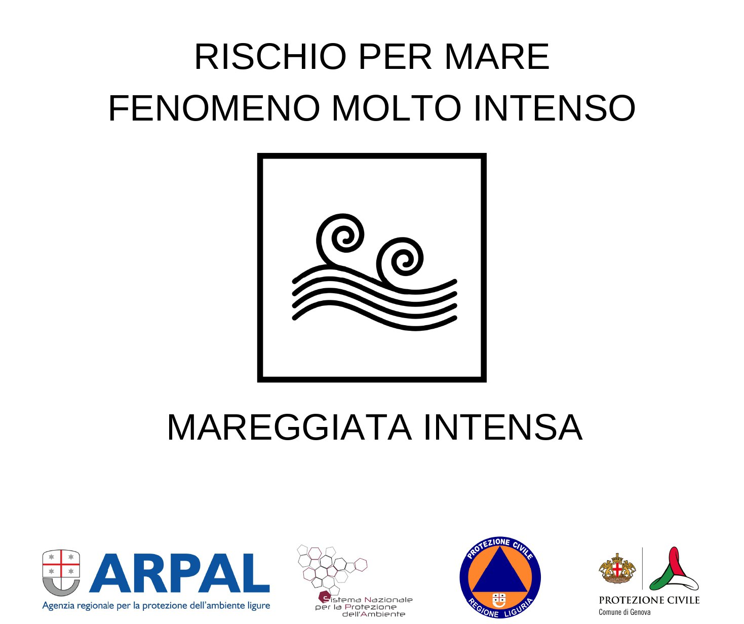 Immagine rischio per mare fenomeno molto intenso, mareggiata intensa