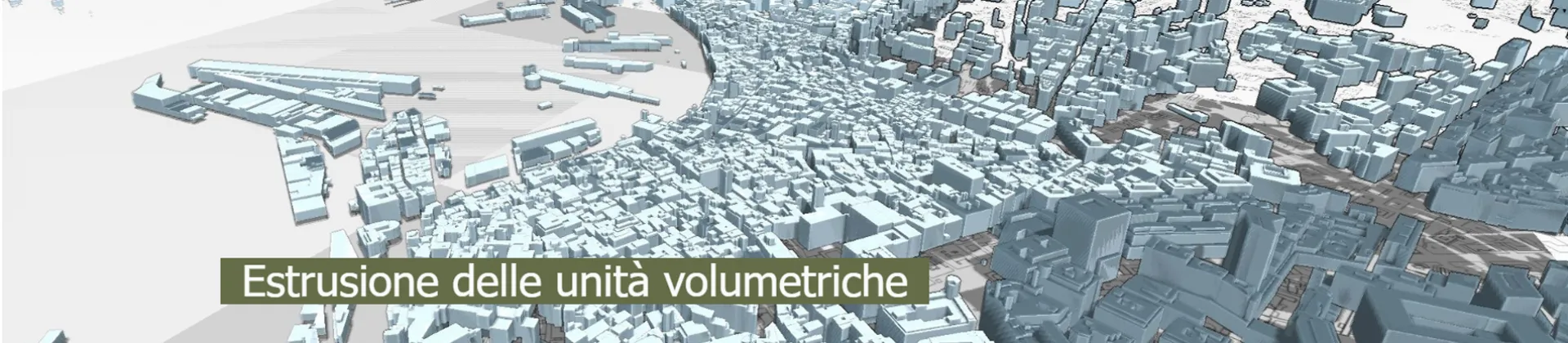 Geoportale - Estrusione della unità volumetriche