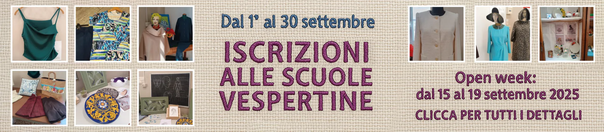 Iscrizioni alle scuole vespertine
