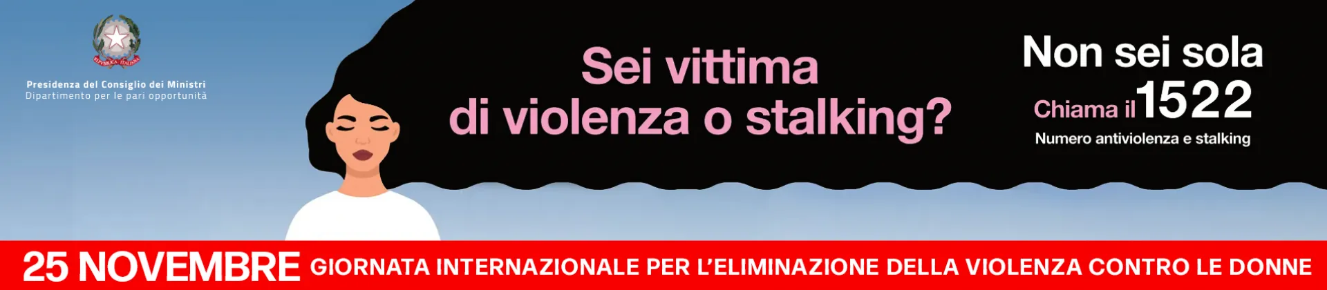 25 Novembre. Giornata Internazionale per l'eliminazione della violenza contro le donne