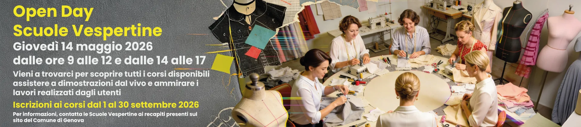 Open Day scuole vespertine 2026