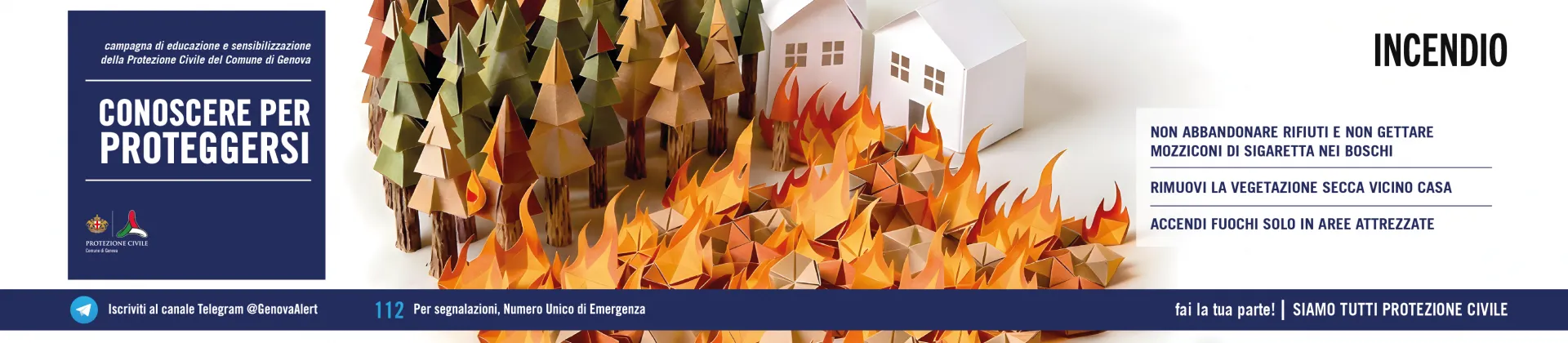 Protezione civile rischio incendio
