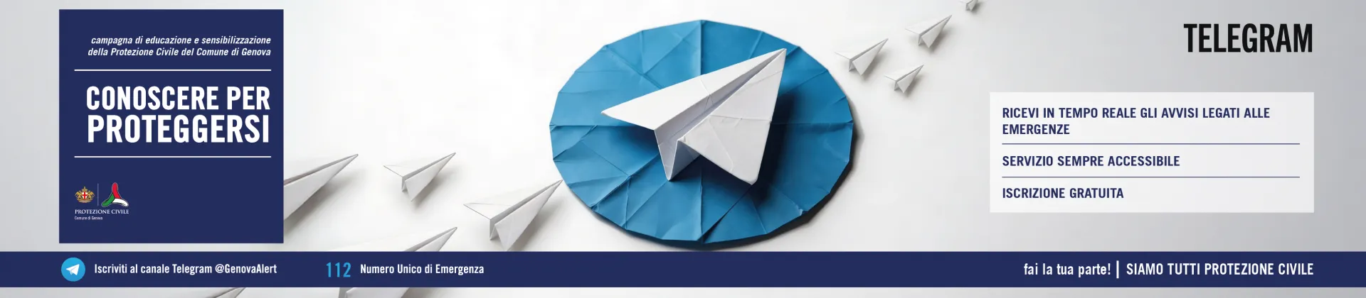 Protezione civile servizio Telegram