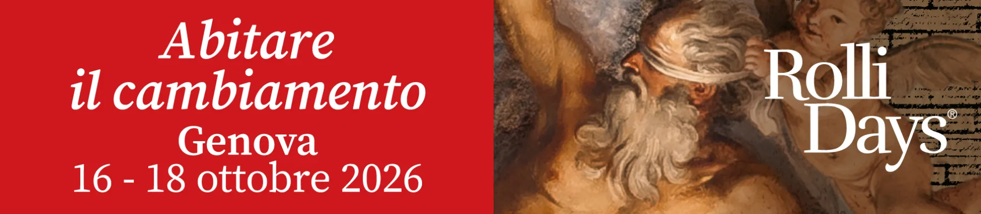 Rolli Days - Abitare il cambiamento 16 18 ottobre 2026